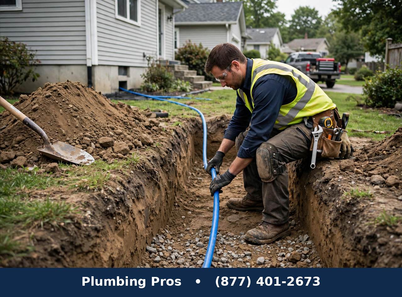 Main Water Line Replacement service — Plumbing Pros