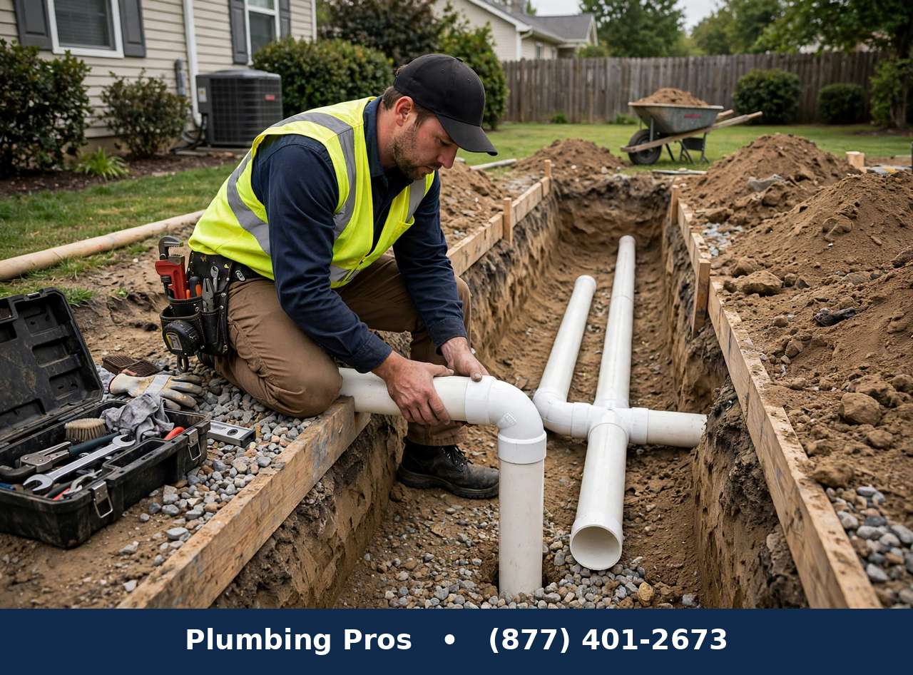 Sewer Line Replacement service — Plumbing Pros