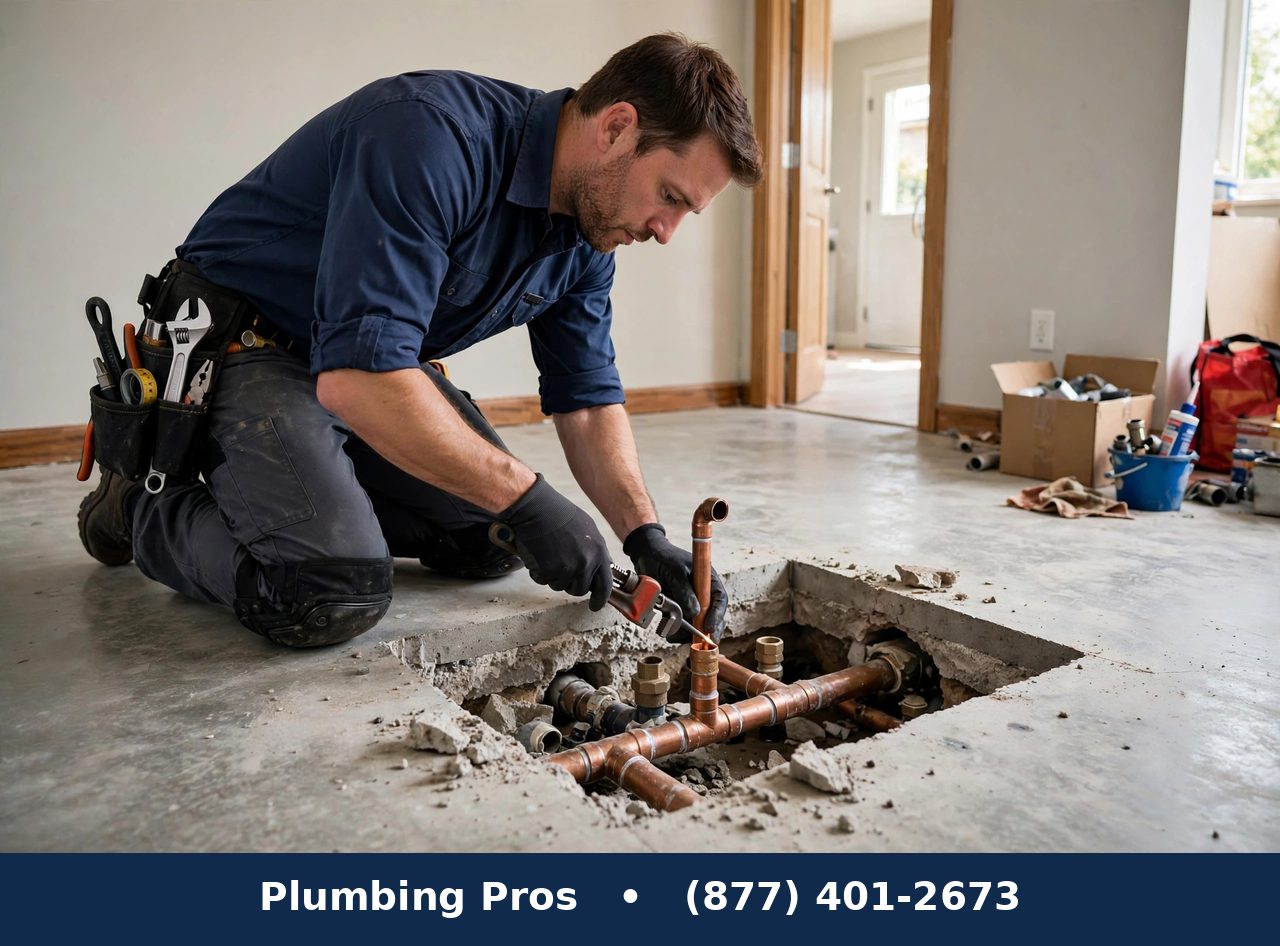 Slab Leak Repair service — Plumbing Pros