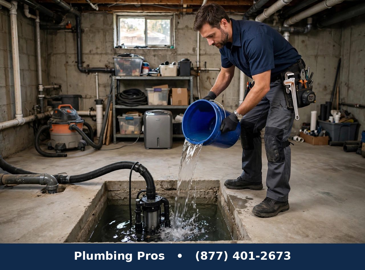 Sump Pump Repair & Maintenance service — Plumbing Pros
