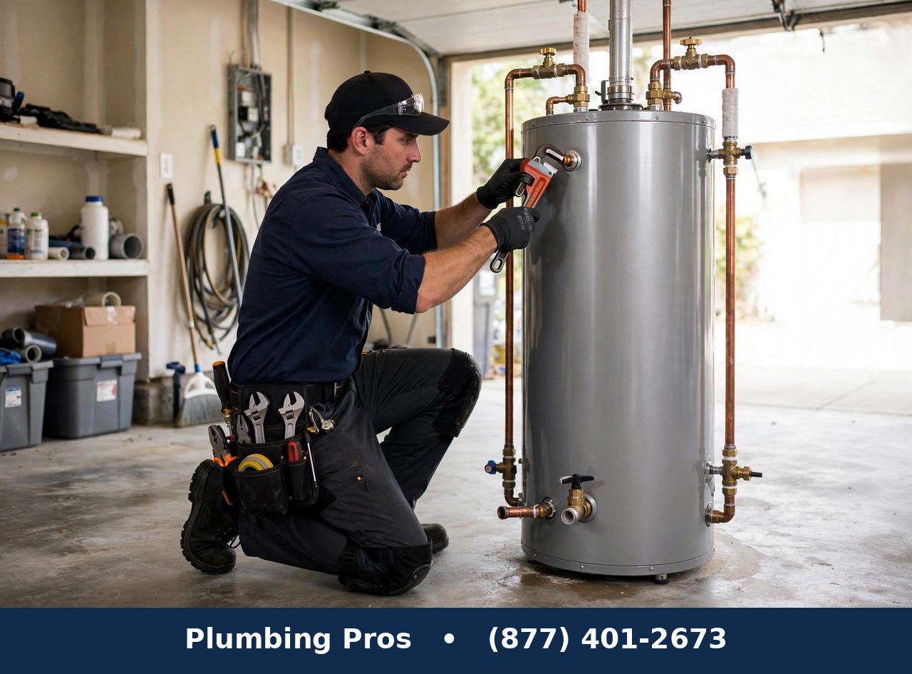 Tank Water Heater Installation service — Plumbing Pros