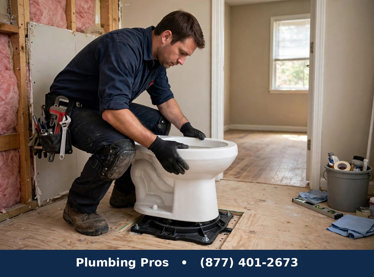 Toilet Installation & Replacement service — Plumbing Pros