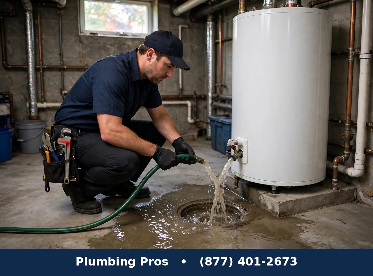 Water Heater Maintenance & Flushing service — Plumbing Pros
