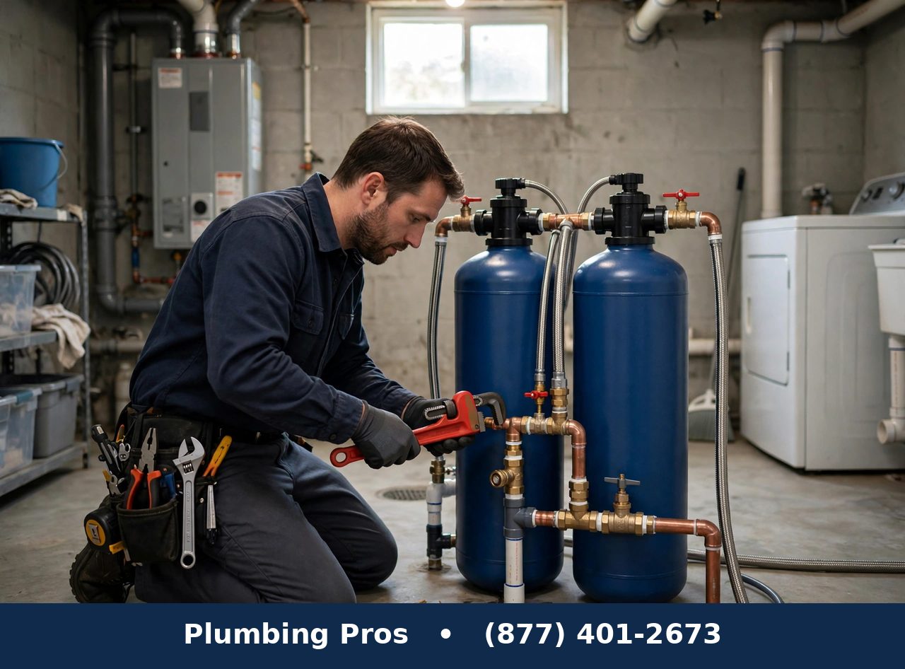 Water Softener Installation & Service service — Plumbing Pros